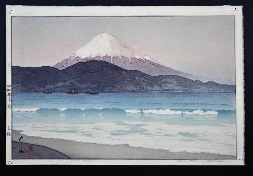 Fujiyama from Miho Ibaraki (from the series "Ten Views of Mount Fuji")
