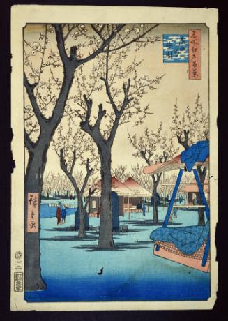 Plum Garden, Kamata, from the series One Hundred Famous Views of Edo
