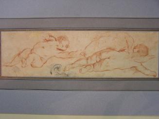 Two Putti; other sketches