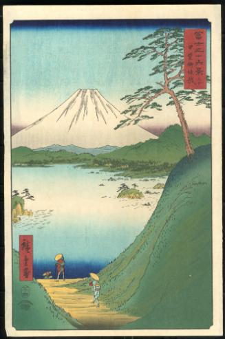 Misaka Pass in Kai Province, from the series Thirty-six Views of Mount Fuji