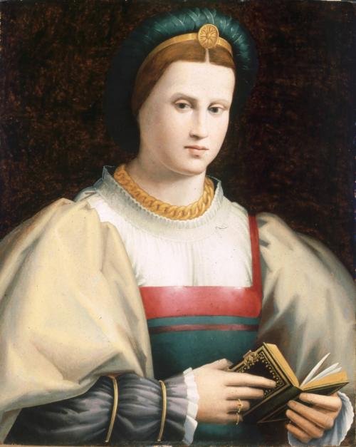 Young Woman Holding a Book