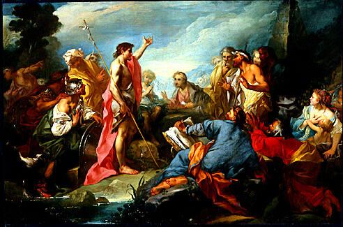 John the Baptist Preaching