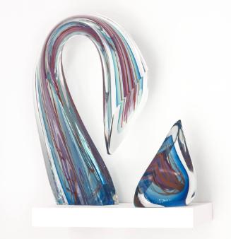Blue Sliced Descending Form