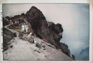 [The Kengamine] Summit of Fujiyama, from the series Ten Views of Mount Fuji