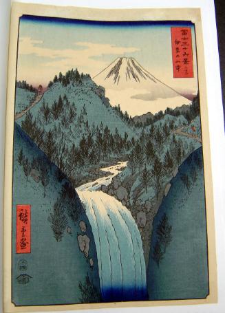In the Mountains of Izu Province, from the series Thirty-six Views of Mount Fuji