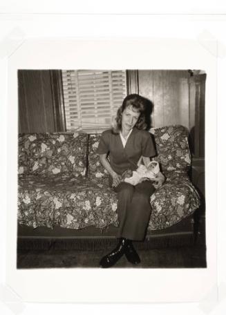 Woman with Her Baby Monkey, N. J.