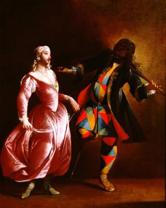 Harlequin as a Dancing Master