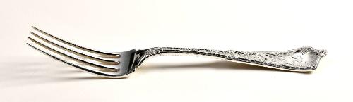 Tiffany dinner fork in the Persian pattern.