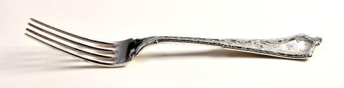 Tiffany dinner fork in the Persian pattern.