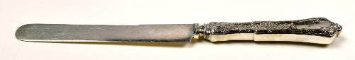 Tiffany dinner knife in the Persian pattern.