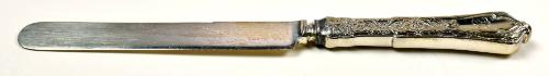 Tiffany dinner knife in the Persian pattern.