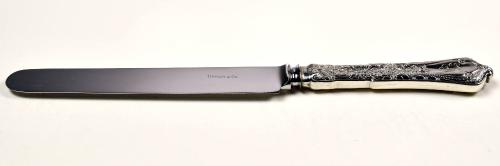 Tiffany salad knife in the Persian pattern.