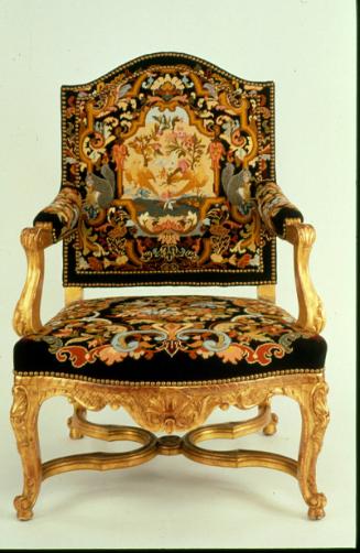 SN1090, Louis XIV Giltwood Open Armchair
