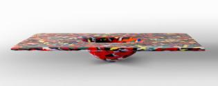 Klaus Moje (German, 1936 – 2016)
4-1997 #5, 1997
Glass
Overall: 17 1/4 × 17 1/4 × 2 1/2 in. …