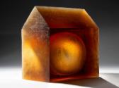 Ann Wolff (Swedish, born Germany, 1937)
Domus II, 2006
Kiln-cast glass
14 1/2 x 13 7/8 x 8 1…