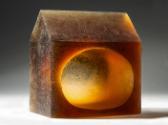 Ann Wolff (Swedish, born Germany, 1937)
Domus II, 2006
Kiln-cast glass
14 1/2 x 13 7/8 x 8 1…
