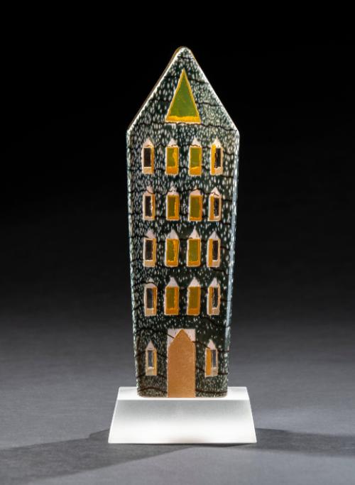 Jose Chardiet (Cuban-American, born 1956)
House, 1990
Glass
10 1/8 × 3 3/4 × 2 9/16 in. (25.…