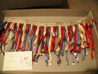 Ribbon skirt from costumes worn by Siegrist-Silbon and Ernestine Clark