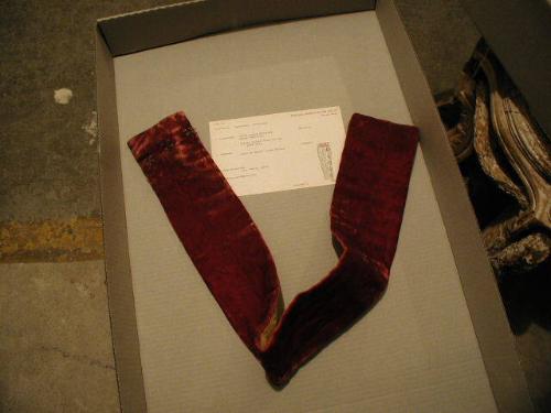 Cummerbund worn by Horst Linde- Verdus