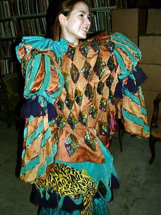 Harlequin 2 piece dress