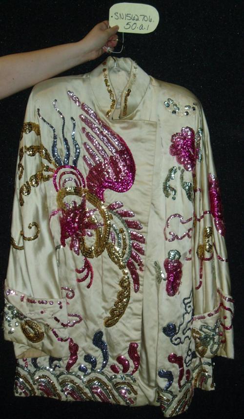 Spec coat "Arabian Nights" worn by Demoral Anderson