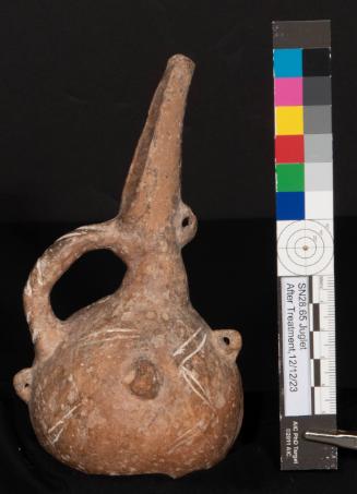 Juglet with cut-away spout
