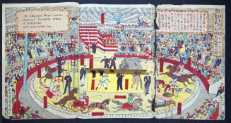 Illustration of Viewing the Great Chiarini Circus of Italy
