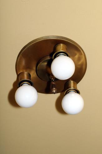 Three-light Flush Mount Ceiling Fixture