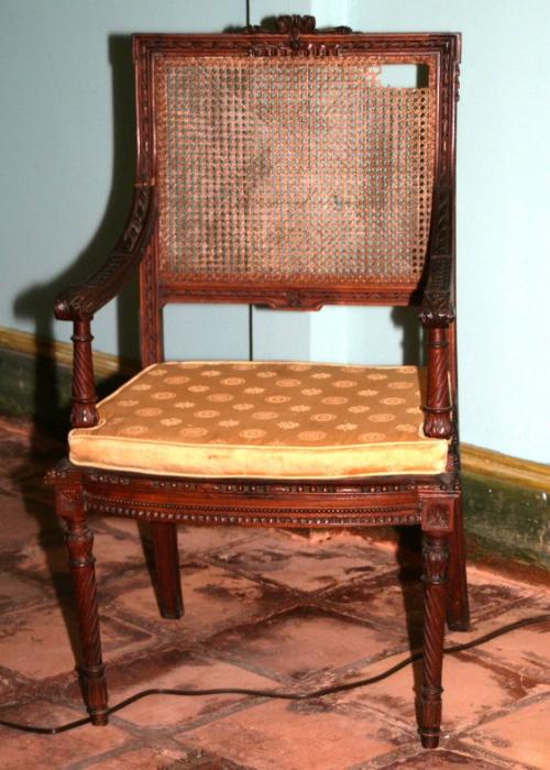 Louis XVI Style Open-Arm Chair