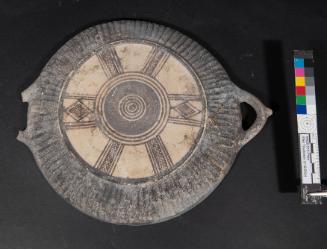 Black Slip Painted dish