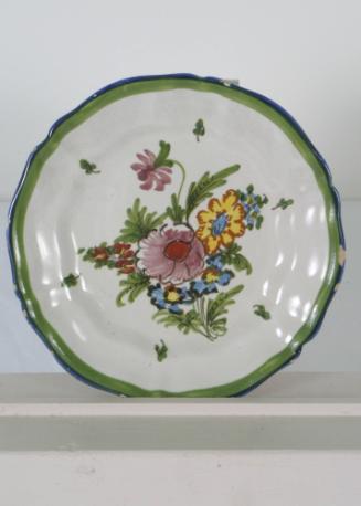 Blue Border Pottery-Little Plate