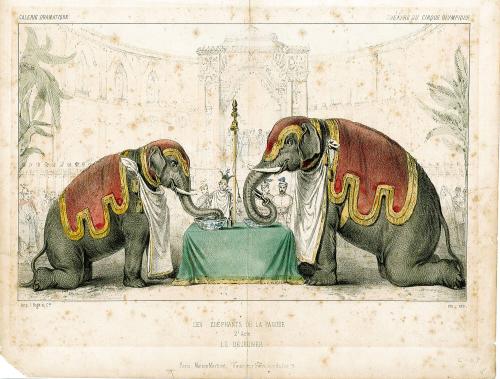 Les Elephants de la pagode, 2 Acte. Le Dejeurer