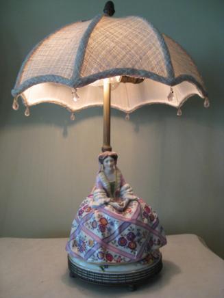 Bisquit Figural Lamp