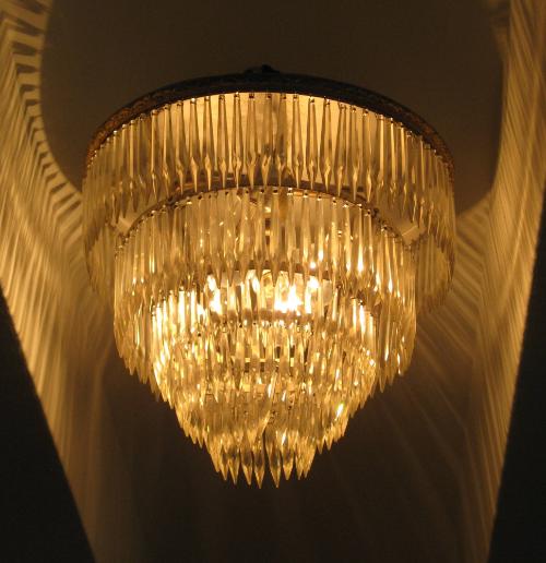Five-tier Ceiling Mounted Fixture with Four Sockets