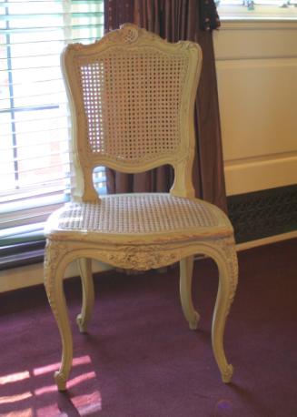 Louis XV Painted and Carved Upright Chair