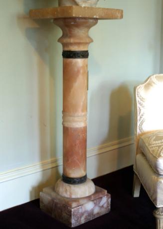 Alabaster and Marble Pedestal
