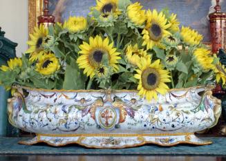Polychrome Majolica Centerpiece