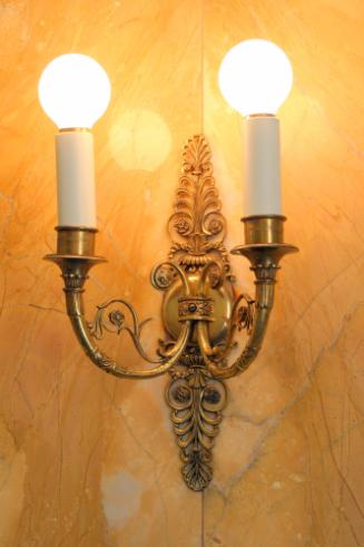 Two-light Wall Sconce with Two Candle Sockets