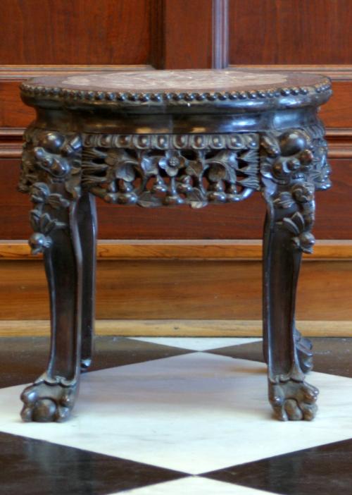 Plant stand with Marble