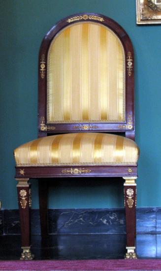 Empire style Mahogany Upright Chair
