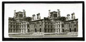 8601 Ruines de Paris Pavillon de Flore, Palais des Tuileries.