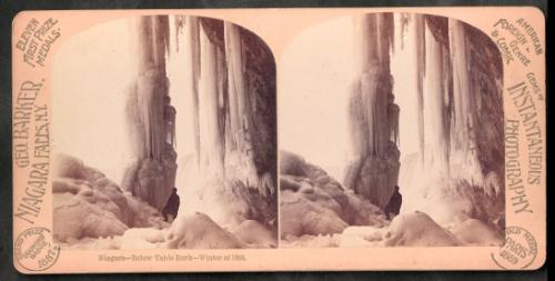 Niagara-  Below Table Rock- Winter of 1893.