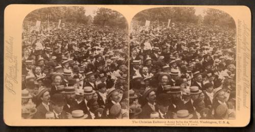 The Christian Endeavor Army belts the World, Washington, U.S.A.