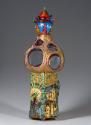 Robert Carlson (American, born 1952)
Temple of Dreams, 1991
Glass, paint and gold leaf, 30 x …