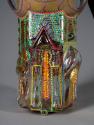 Robert Carlson (American, born 1952)
Temple of Dreams, 1991
Glass, paint and gold leaf, 30 x …