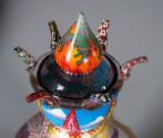 Robert Carlson (American, born 1952)
Temple of Dreams, 1991
Glass, paint and gold leaf, 30 x …