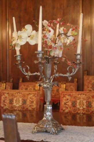 Candelabra with Vase