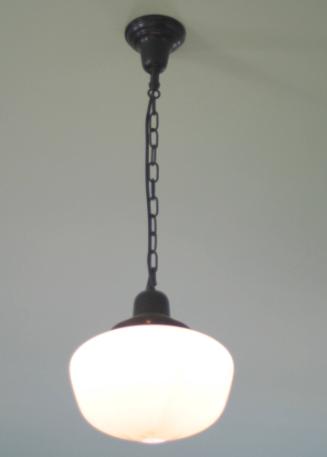 Schoolhouse Chain Fixture with One Socket