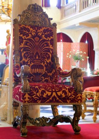 Louis XIV Giltwood Armchair
