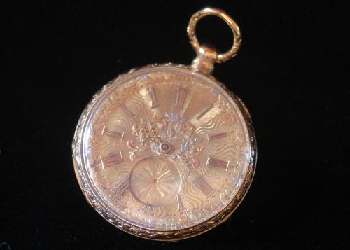 Gold Openface Pocket Watch